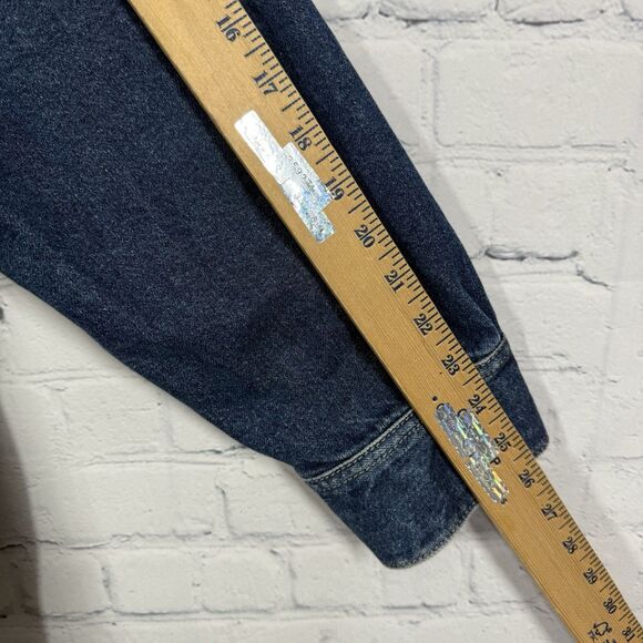 Tommy Hilfiger Trucker Jean Jacket Women Plus 2X Denim Cotton Western Cowboy - Picture 10 of 11